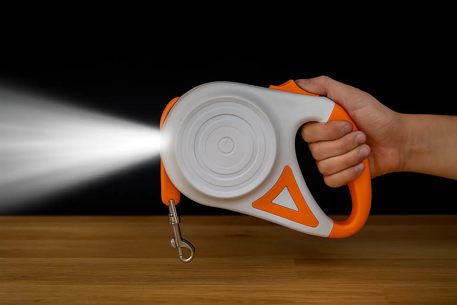 FlexiLED Laisse rétractable avec LED - Barkavo